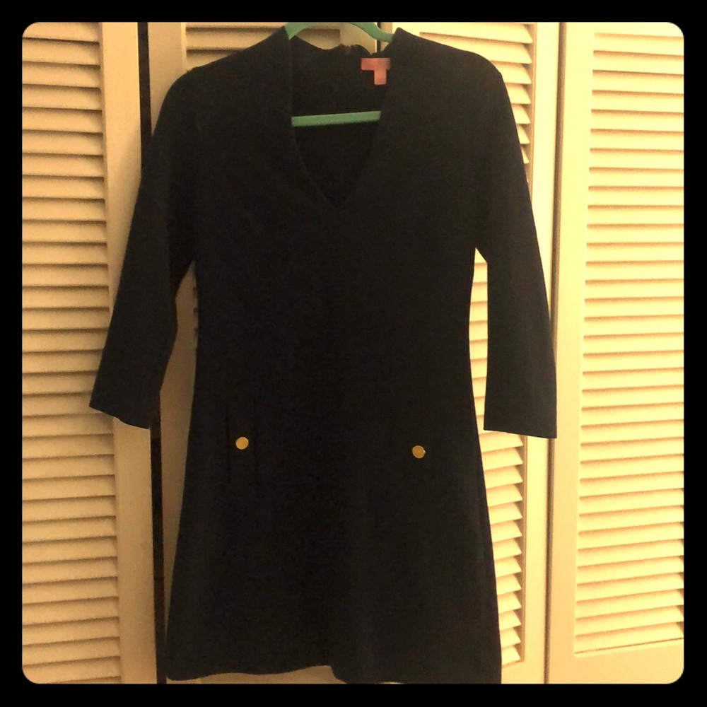 Lily Pulitzer Navy Small Shift Dress